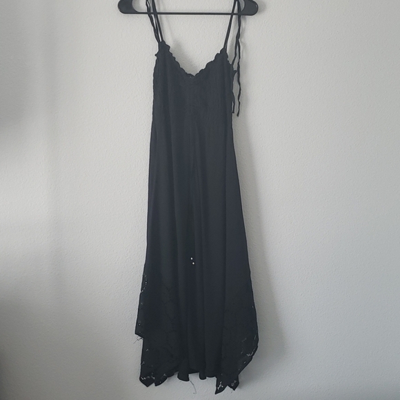 Ellos Handkerchief Hem Dress - Picture 2 of 4